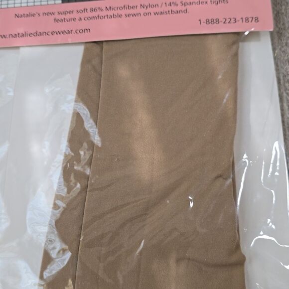 Natalie Kids Footed Ballet Dance Tights - Picture 6 of 9